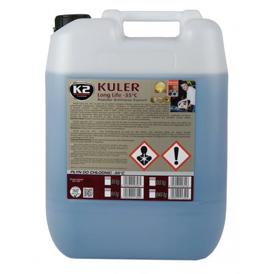 Рідина охолоджуюча K2 Kuler Long Life -35 °C G11 блакитна 20 кг (W406N) K20275 фото