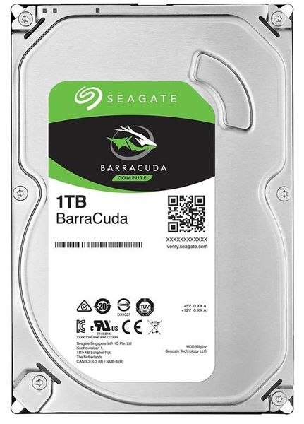 Накопичувач HDD SATA 1.0TB Seagate BarraCuda 256MB (ST1000DM014) ST1000DM014 фото