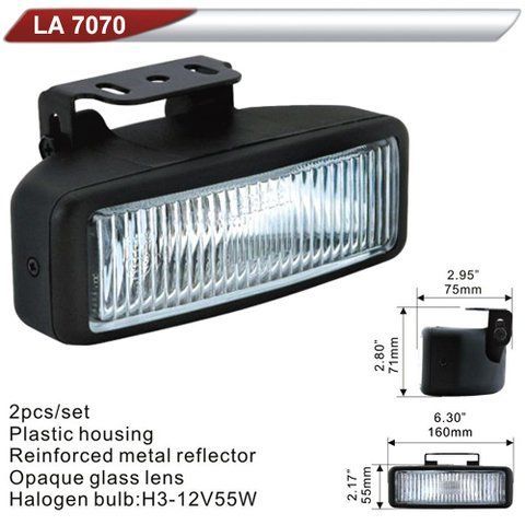 Фара дополнительная DLAA 7070-W/160*55mm (LA 7070-W) LA 7070-W фото товара