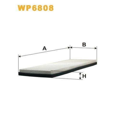 Фільтр салона Audi 80, 80 Quattro, A4 (B5/8D), Cabriolet, Coupe, Coupe Quattro; Volksw Wix Filters (WP6808) WP6808 фото товара