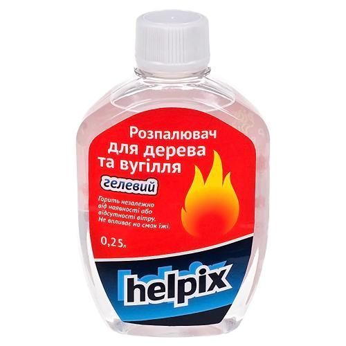 Розпалювач для дерева та вугілля HELPIX 250 мл (гелевий) (0605) 0605 фото товару