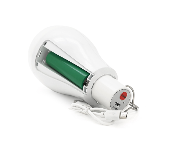 Лампочка з акумуляторами 2*18650 Emergency Bulb, 20W, Box Emergency Bulb/20W фото