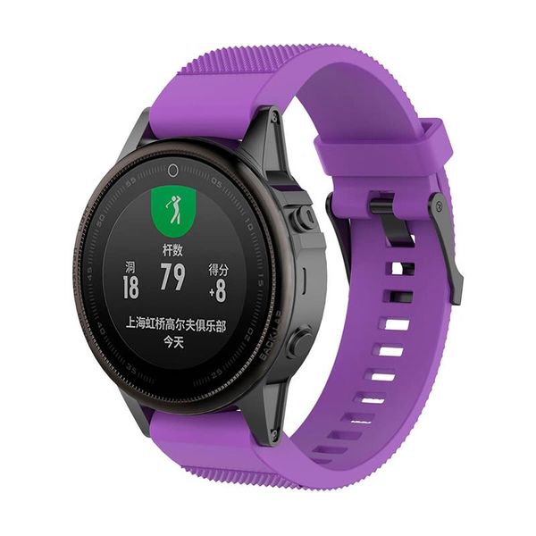 Ремінець для Garmin QuickFit 20 Dots Silicone Band Purple (QF20-STSB-PURP) QF20-STSB-PURP фото