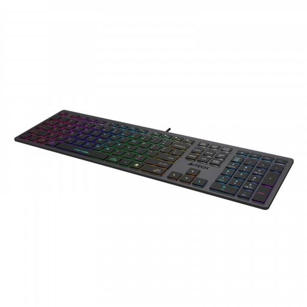 Клавіатура A4Tech Fstyler FX60 Grey Neon Backlit FX60 USB (Grey) Neon backlit фото