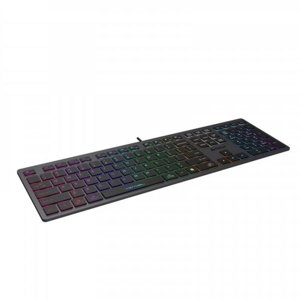 Клавіатура A4Tech Fstyler FX60 Grey Neon Backlit FX60 USB (Grey) Neon backlit фото