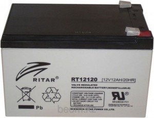 Акумуляторна батарея AGM RITAR RT12120, Gray Case, 12V 12.0Ah (151х98х 95 (101) ) Q4 RT12120 фото