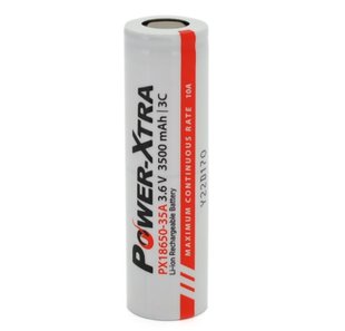 Акумулятор Power-Xtra 18650 Li-Ion 3500 mAh White PX18650-35W/29752 фото