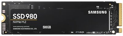 Накопичувач SSD 500GB Samsung 980 M.2 PCIe 3.0 x4 NVMe V-NAND MLC (MZ-V8V500BW) MZ-V8V500BW фото