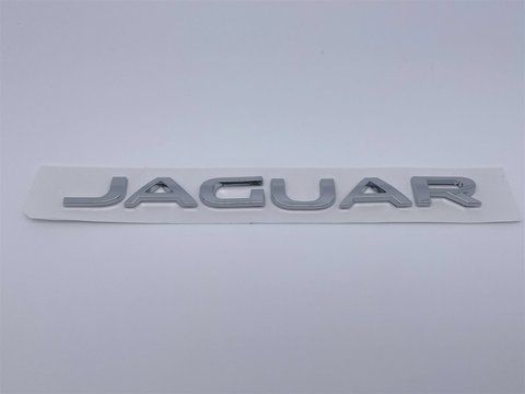 Эмблема шильдик логотип надпись крышки багажника Jaguar (Ягуар) 175*16мм (Хром) jag004 фото товара