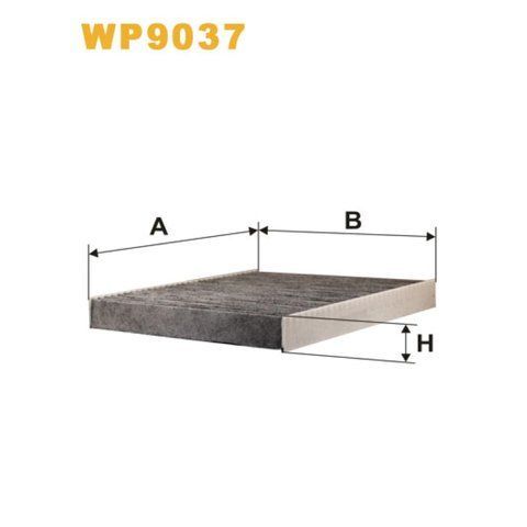 Фільтр салона Audi A1 (8X), A2 (8Z0); Seat Cordoba III, Ibiza IV, Ibiza V; Skoda Fabia Wix Filters (WP9037) WP9037 фото товара