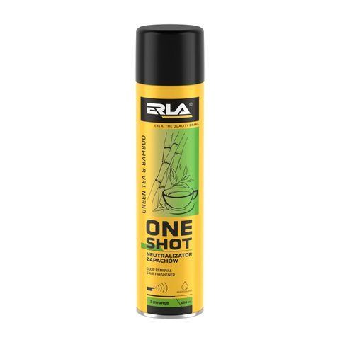 Нейтралізатор запаху та освіжувач повітря ERLA One Shot "Зелений чай і бамбук" 600 мл (R423) R423 фото товара