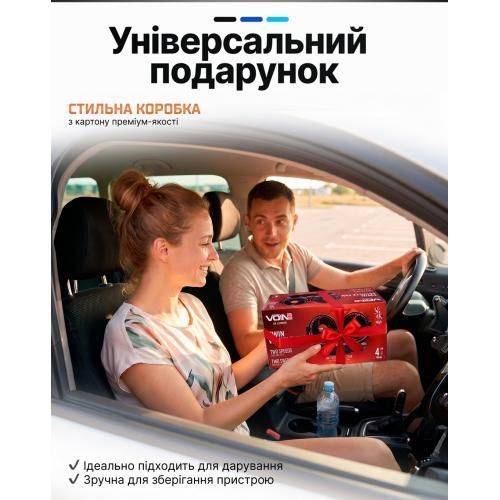 Вентилятор HX-T307 4" 12V 6.5W подвійний дві швидкості (HX-T307) HX-T307 фото товару