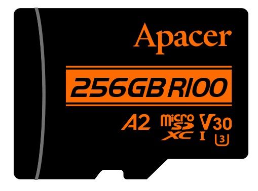 Карта пам`ятi MicroSDXC 256GB UHS-I/U3 Class 10 Apacer (AP256GMCSX10U8-R) + SD адаптер AP256GMCSX10U8-R фото