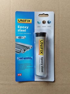 Холодне зварювання біле 57г (блістер) UNIFIX 940019 фото