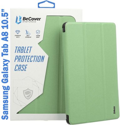 Чохол-книжка BeCover Soft Edge для Samsung Galaxy Tab A8 SM-X200/SM-X205 Green (708332) 708332 фото