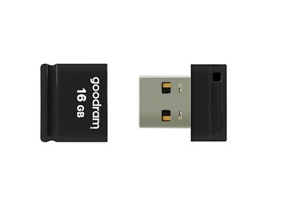 Флеш-накопичувач USB 16GB GOODRAM UPI2 (Piccolo) Black (UPI2-0160K0R11) UPI2-0160K0R11 фото
