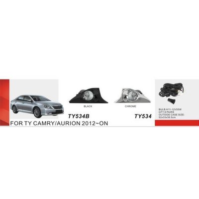 Фары доп.модель Toyota Camry 50 2011-14/TY-534B/H11-12V55W/эл.проводка (TY-534B Black) TY-534B Black фото