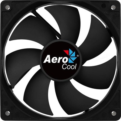 Вентилятор AeroCool Force 12 PWM Black (ACF3-FC01110.11), 120х120х25 мм, 4-Pin ACF3-FC01110.11 фото