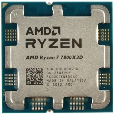Процесор AMD Ryzen 7 7800X3D 4.2GHz (96MB, Zen 4, 120W, AM5) Tray (100-000000910) 100-000000910 фото