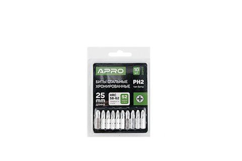 Біта РH2*25мм хром (10шт/уп) APRO 309105 фото товару