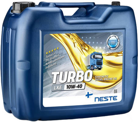 Масло моторное синтетическое NESTE Turbo LXE 10W40_ 20л (API CI-4/SL, ACEA E7, MB 228.3, MAN M 3275) СТ-00017790 фото товара