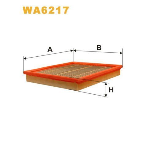 Фільтр повітря Opel Kadett E; Vauxhall Astra-E, Astra-E Sedan, Belmont Wix Filters (WA6217) WA6217 фото товару
