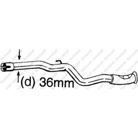 Глушник Citroen Saxo 96-03, Peugeot 106 96-04 889-167 фото товара