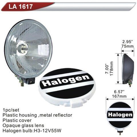 Фара дополнительная DLAA 1617-W/H3-12V-55W/D=167mm/крышка (LA 1617-W) LA 1617-W фото товара