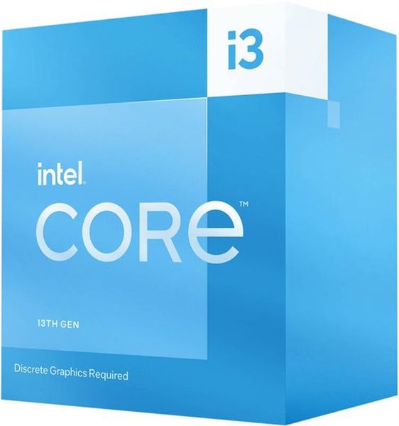 Процесор Intel Core i3 13100F 3.4GHz (12MB, Raptor Lake, 58W, S1700) Box (BX8071513100F) BX8071513100F фото