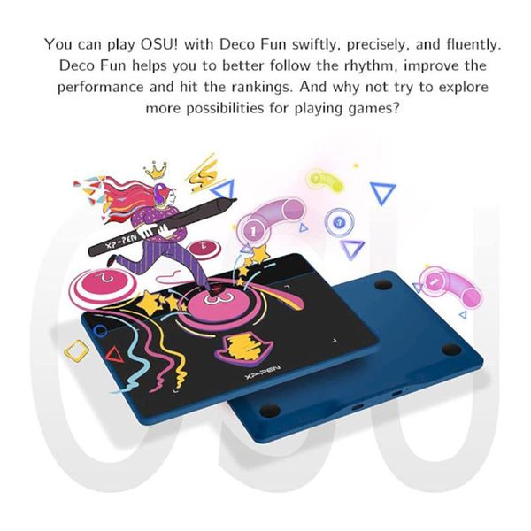 Графічний планшет XP-Pen Deco Fun S Blue Deco Fun S_BE фото