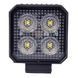 Фара рабочего света WLP-105F FLOOD (100*100*80) 12-30V/24W(Osram)/6000K WLP-105F фото 1