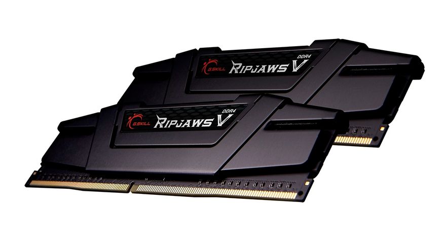 Модуль пам`ятi DDR4 2x32GB/3200 G.Skill Ripjaws V Black (F4-3200C16D-64GVK) F4-3200C16D-64GVK фото