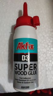 Клей ПВА D3 250г Akfix AP325 фото