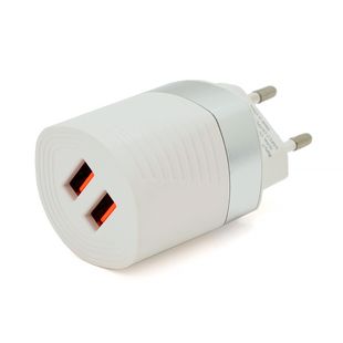 СЗУ AC100-240V iKAKU KSC-181 JUNENG, 2xUSB, 2.4A, White, Box KSC-181-JUNENG фото