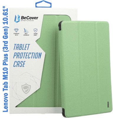 Чохол-книжка BeCover Soft Edge для Lenovo Tab M10 Plus TB-125F (3rd Gen)/K10 Pro TB-226 10.61" Green (708333) 708333 фото