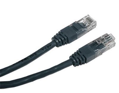 Патч-корд UTP Cablexpert (PP12-0.25M/BK) літий, 50u штекер із засувкою, 0.25 м, чорний PP12-0.25M/BK фото