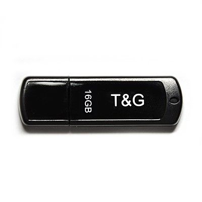 Флеш-накопичувач USB 16GB T&G 011 Classic Series Black (TG011-16GBBK) TG011-16GBBK фото