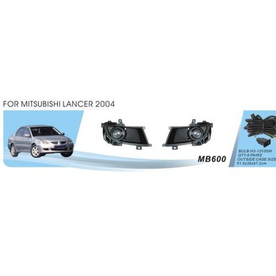 Фари дод. модель Mitsubishi Lancer 2000-04MB-600/H3-12V55W/ел.проводка (MB-600) MB-600 фото