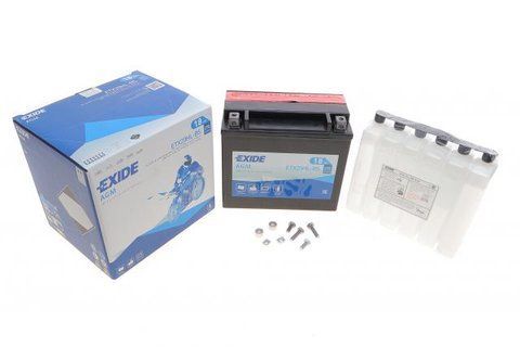 Акумулятор 18Ah-12v Exide AGM (ETX20HL-BS) (175х87х155) R, EN270 ETX20HL-BS фото товару