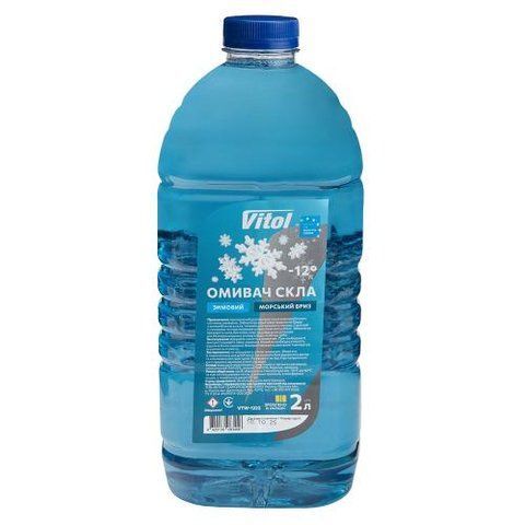 Омивач скла зимовий VITOL "-12" Морський бриз 1,8л VTW- 1222 фото товару