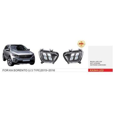 Фари дод. модель KIA Sorento/2016-18/KA-994-LED/U.S TYPE/DRL (KA-994-LED-WO) KA-994-LED-WO фото товару