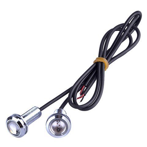 Болти для кріплення номеру 18-COB 12V хромовані 2 шт Red (AG-60337) AG-60337 фото товару