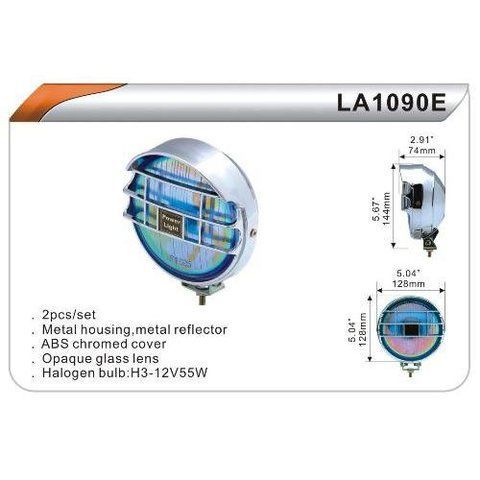 Фара дополнительная DLAA 1090E-W хром/H3-12V-55W/D=128mm (LA 1090E-W) LA 1090E-W фото товара
