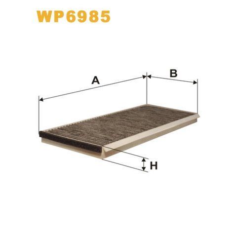 Фільтр салона Mercedes Sprinter 208-216, Sprinter 308-316, Sprinter 408-416; Volkswage Wix Filters (WP6985) WP6985 фото товара