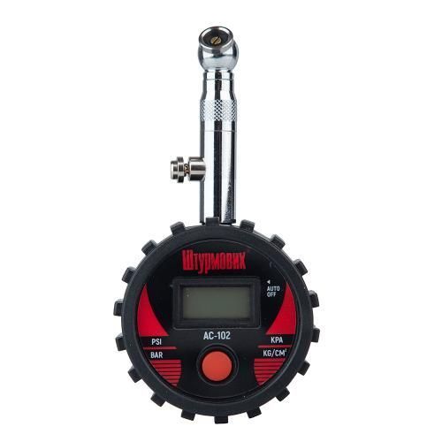 Манометр Штурмовик/AC-102/LCD дисплей/LED подсветка/psi-bar-кg/см2-kpa/0~10 (AC-102) AC-102 фото товара