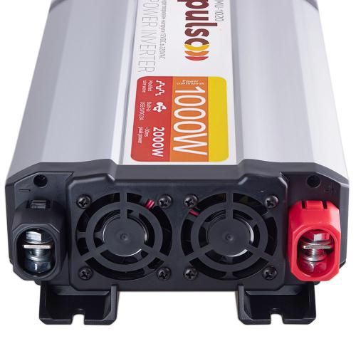 Преобраз. напряжения PULSO/IMU-1020/12V-220V/1000W/USB-5VDC2.0A/мод.волна/клеммы (IMU-1020) IMU-1020 фото