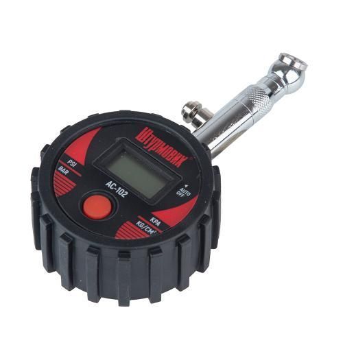Манометр Штурмовик/AC-102/LCD дисплей/LED подсветка/psi-bar-кg/см2-kpa/0~10 (AC-102) AC-102 фото товара