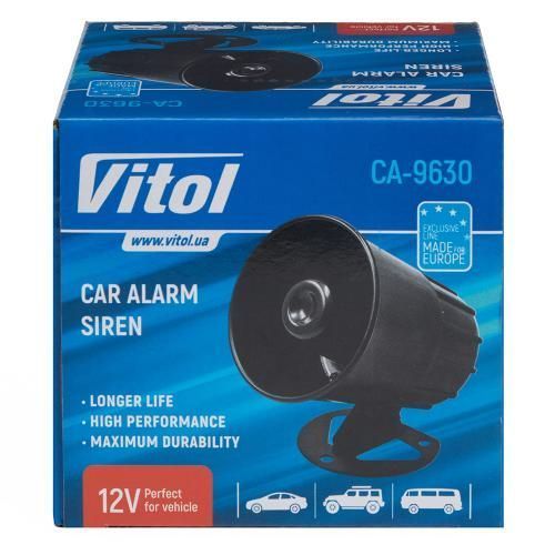 Сирена CA-9630/VITOL/12V/6тон-30W CA-9630 фото товара