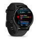 Смарт-годинник Garmin Venu 3 Slate Stainless Steel Bezel with Black Case and Silicone Band (010-02784-51) 010-02784-51 фото 3
