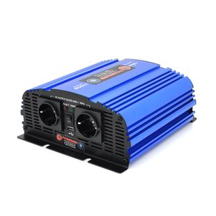 Інвертор напруги Tommatech MS-1200, 24V/220V, 1200W з апроксимованою синусоїдою, 2Shuko, USB, клемні дроти, 2 запобіжники, Q4 MS-1200-24 фото